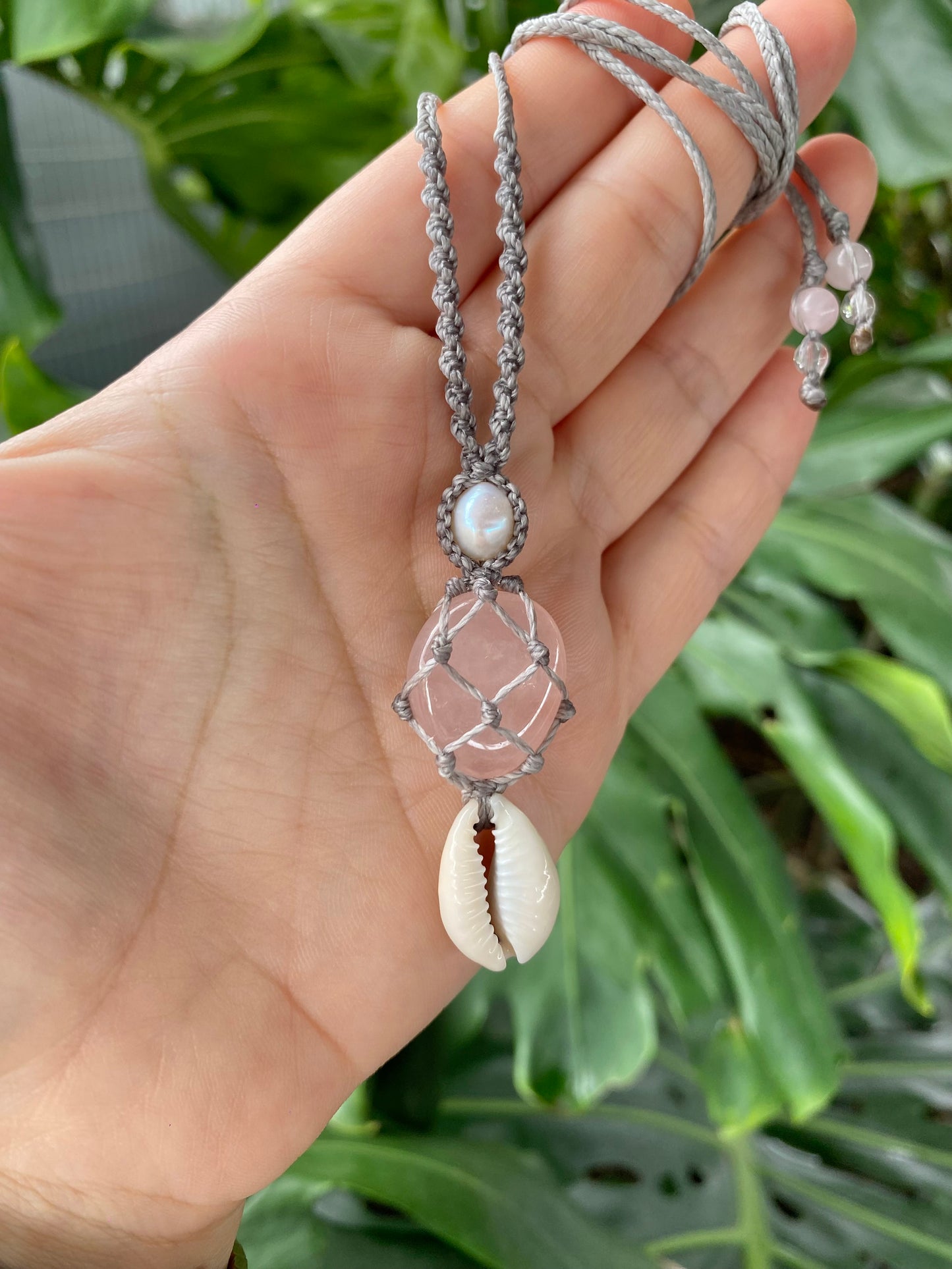 Nerida Necklace (Rose Quartz)