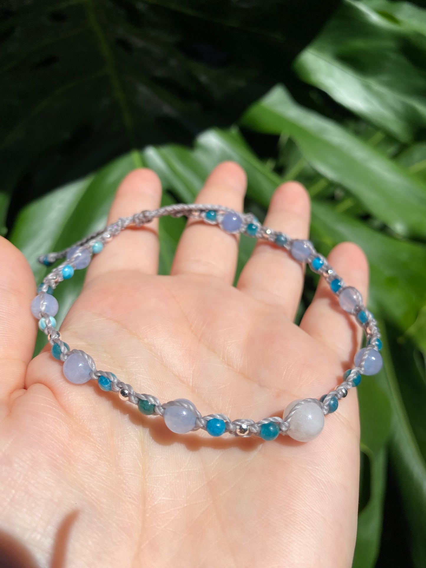 Mixed Gemstone Anklet