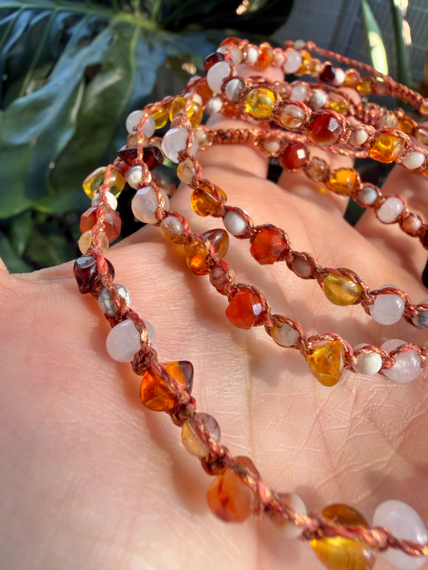 Sunset Ember Anklet
