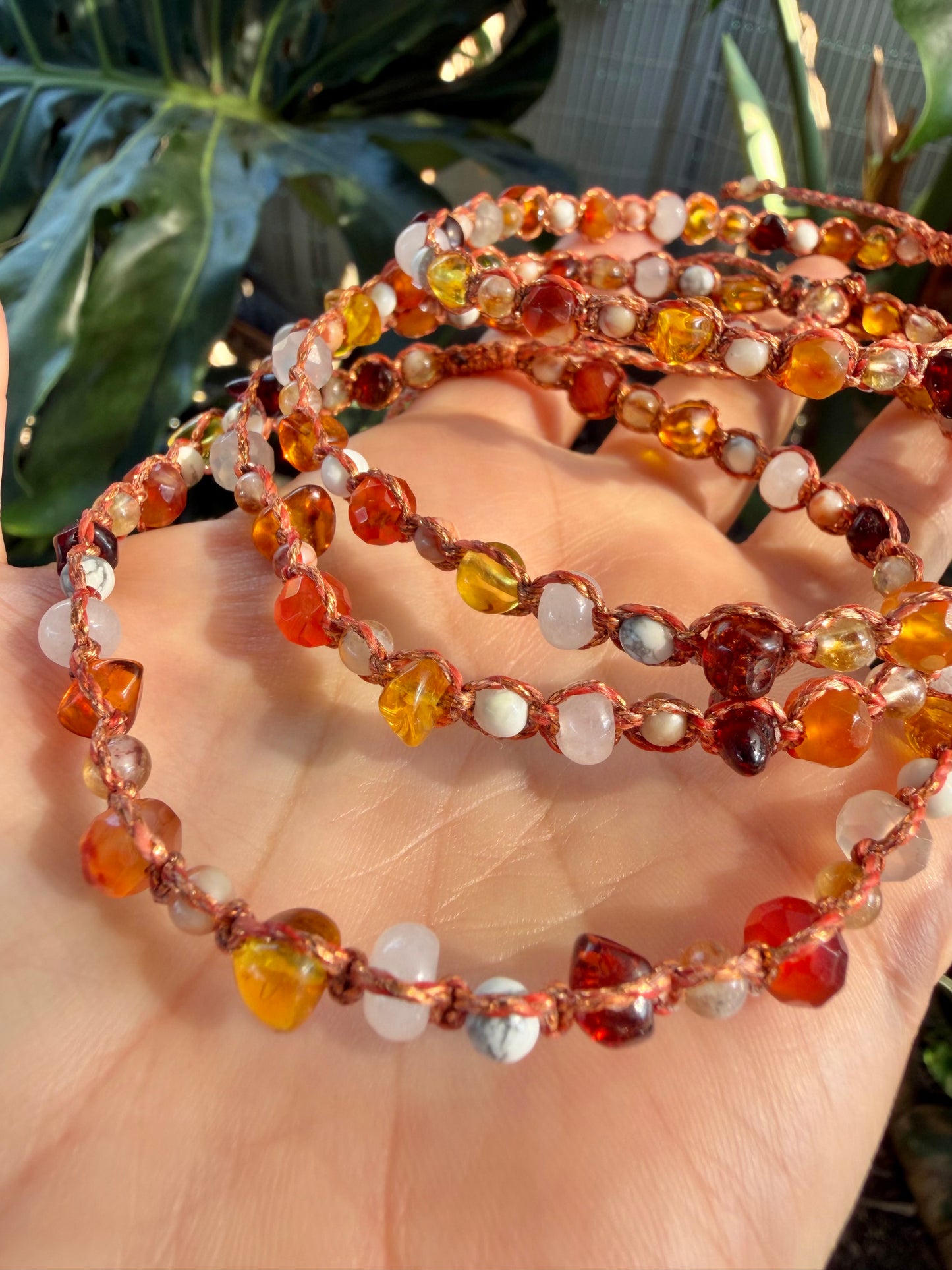 Sunset Ember Anklet