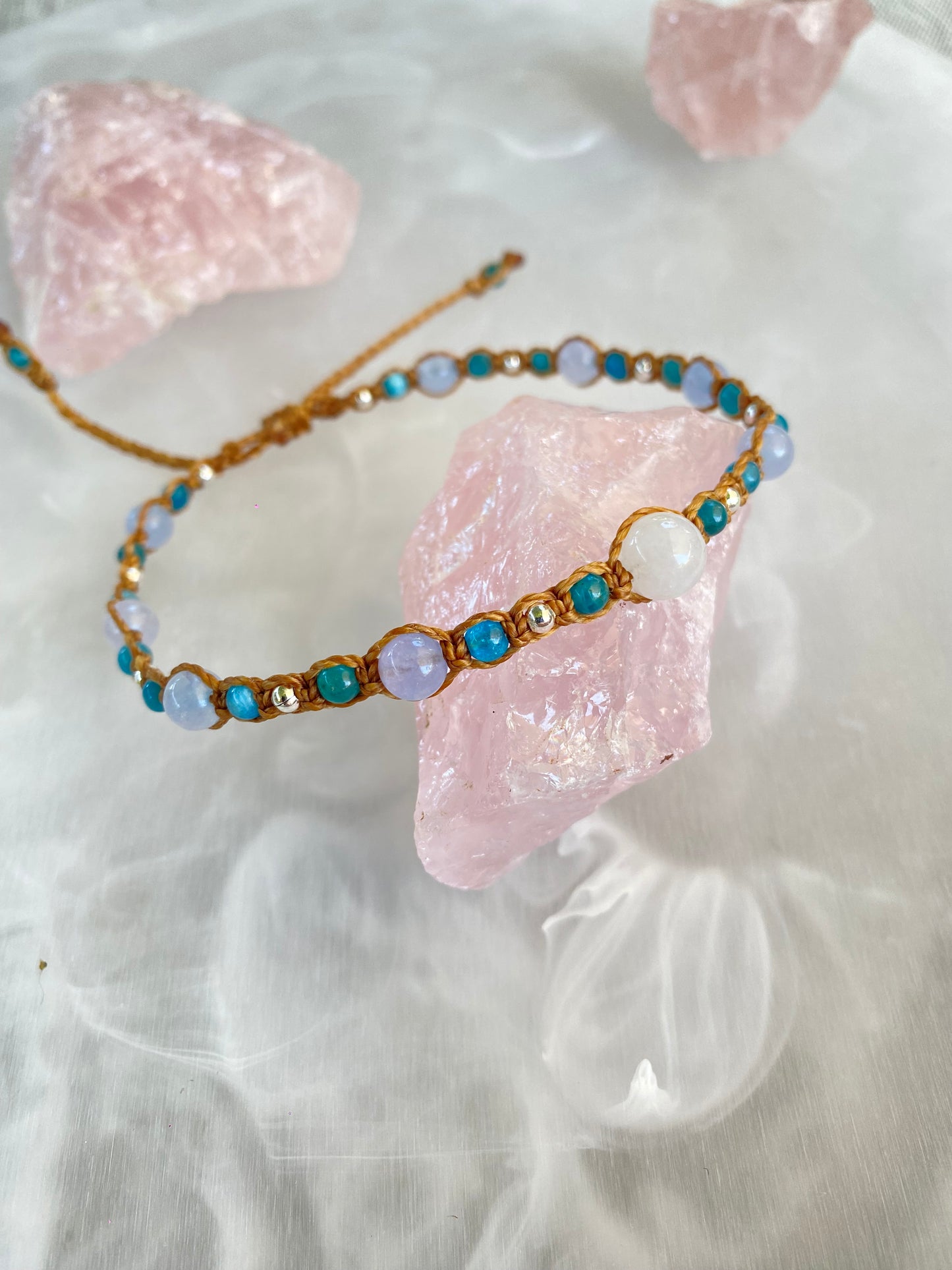 Mixed Gemstone Anklet