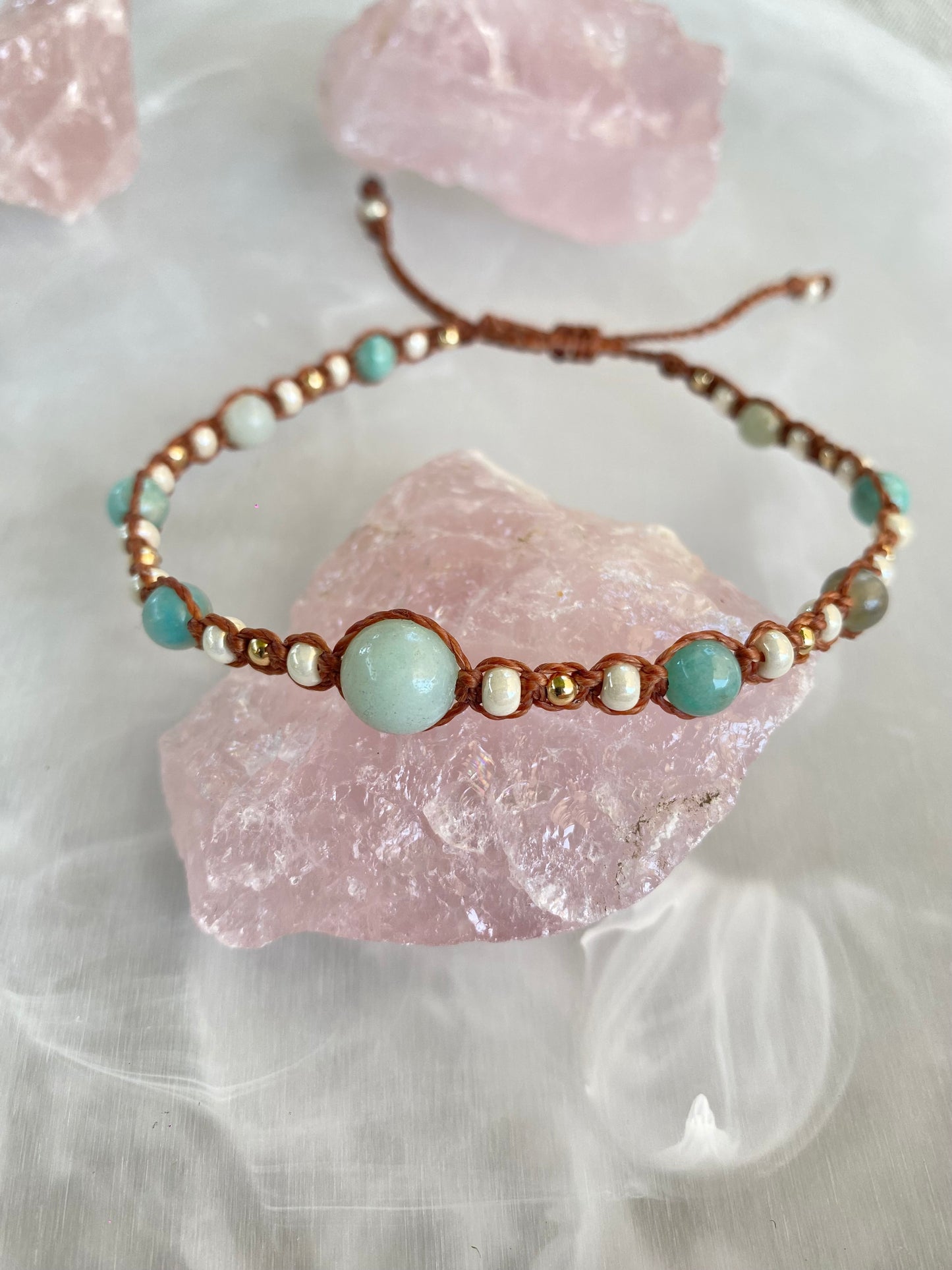 Amazonite Gemstone Anklet