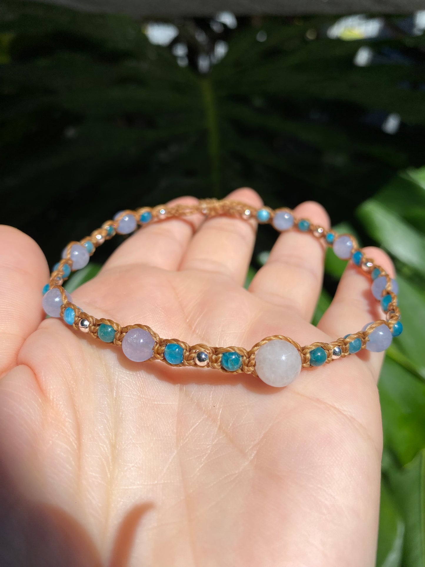 Mixed Gemstone Anklet