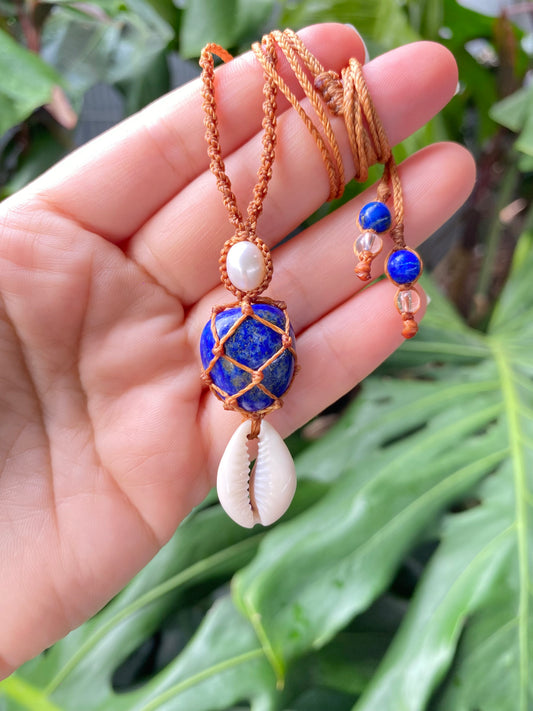 Nerida Necklace (Lapis Lazuli)