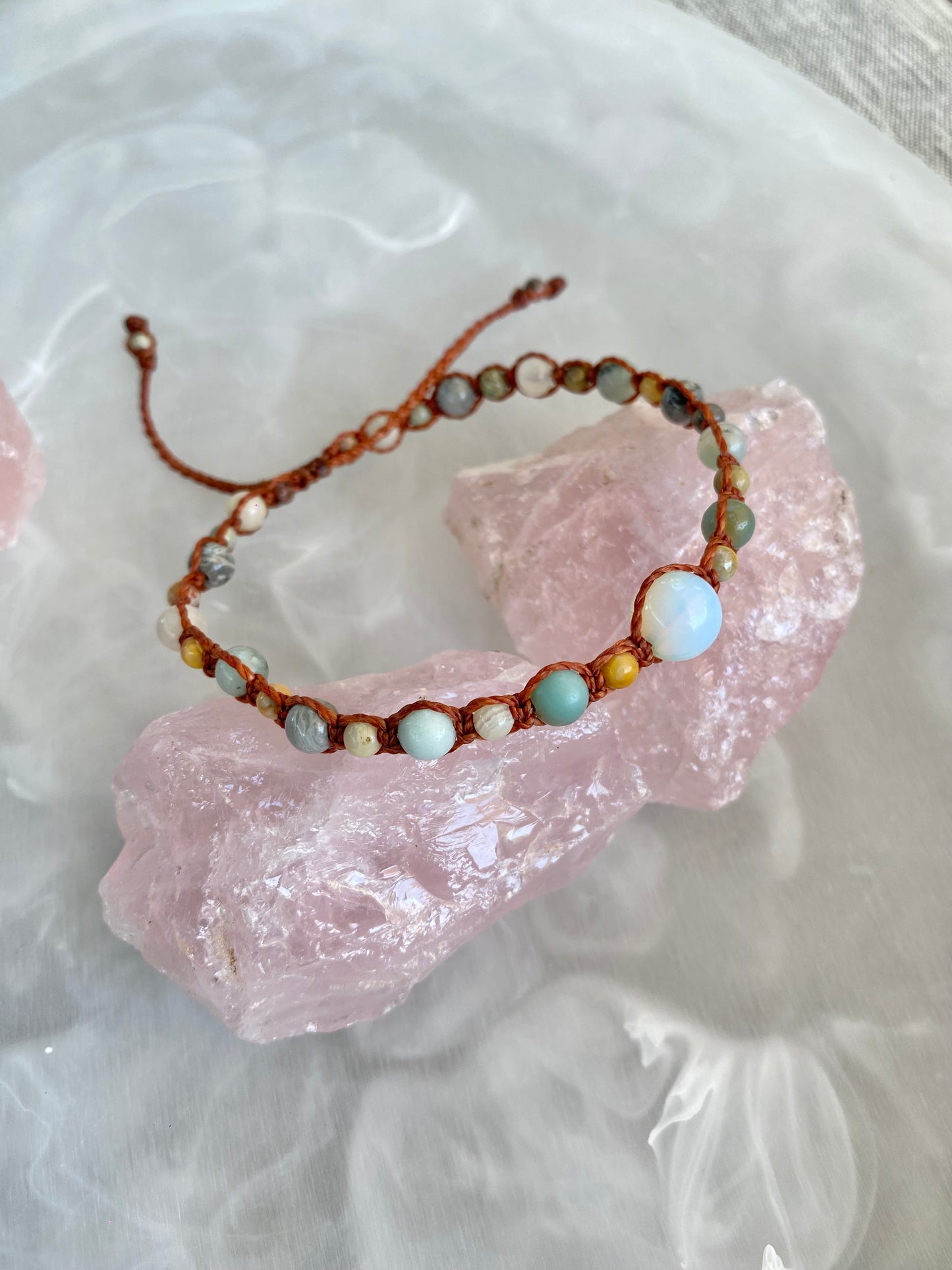 Mixed Gemstone Anklet