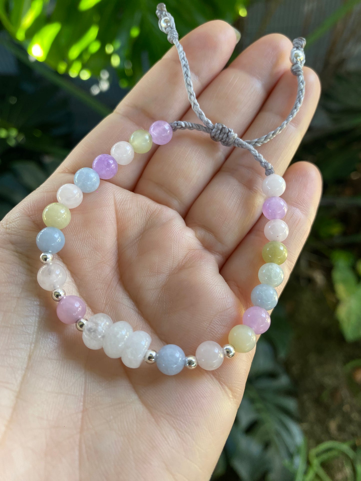 Australian Morganite Bead Bracelet