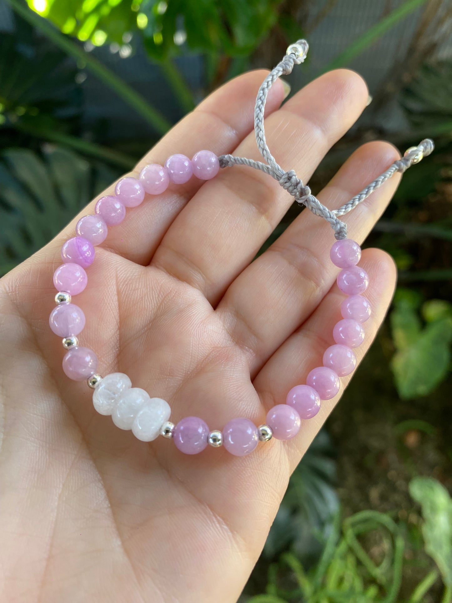 Kunzite Bead Bracelet