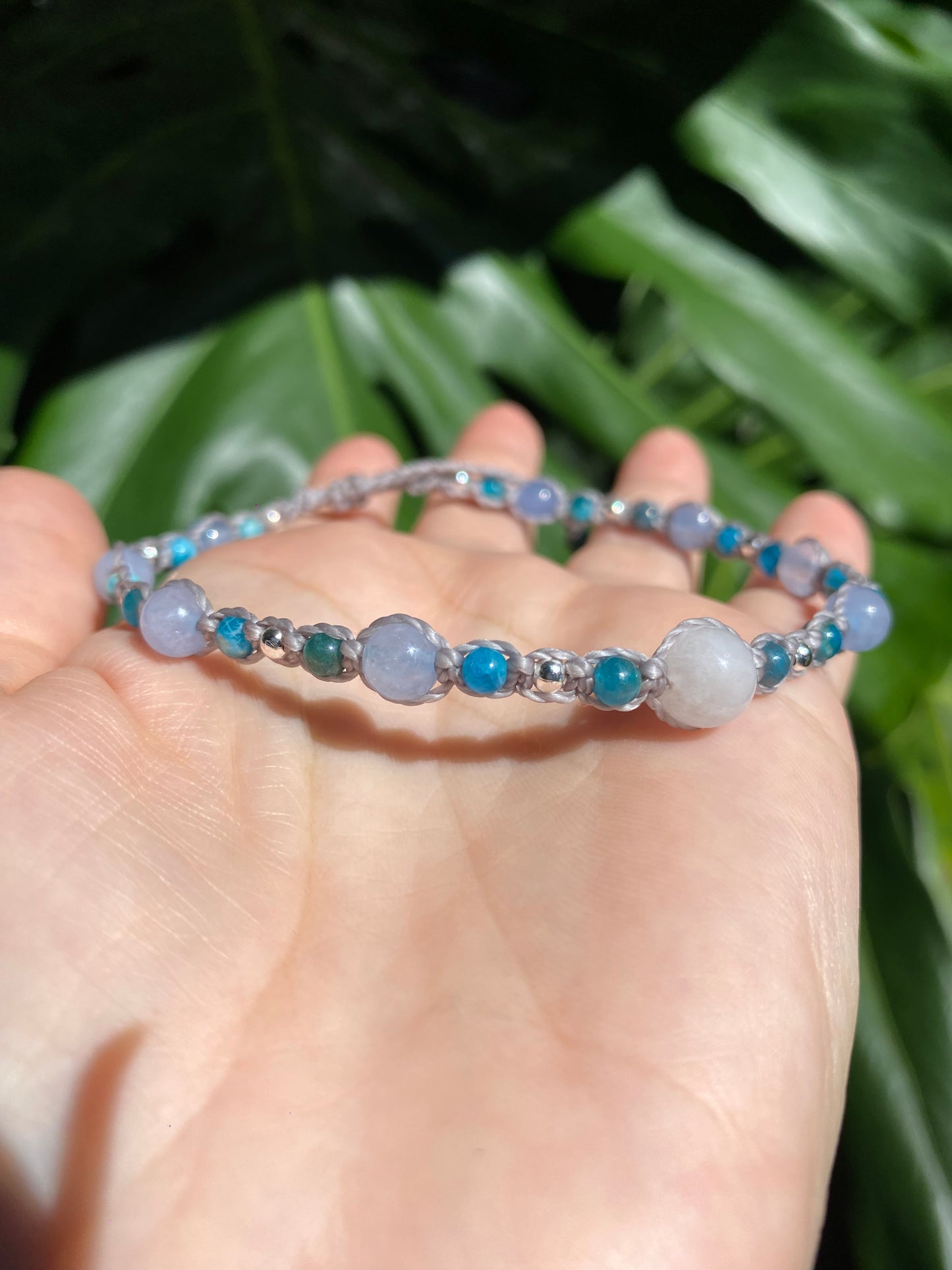 Mixed Gemstone Anklet