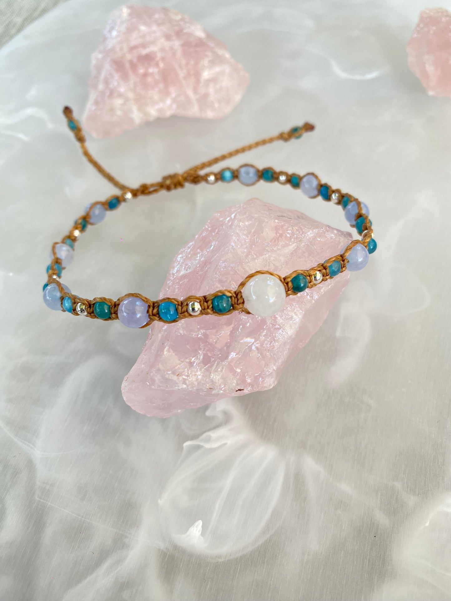 Mixed Gemstone Anklet