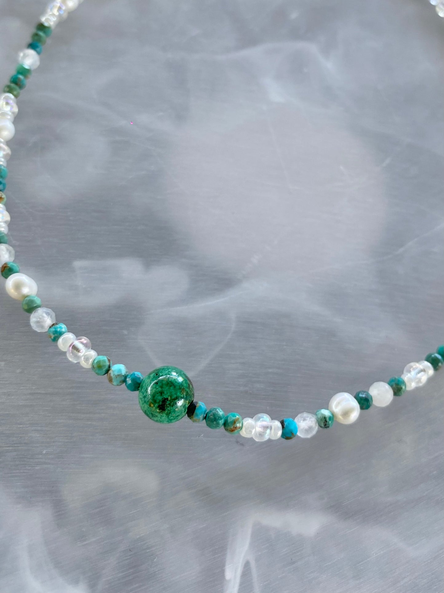 Azurite and Turquoise Choker (Variation 2)