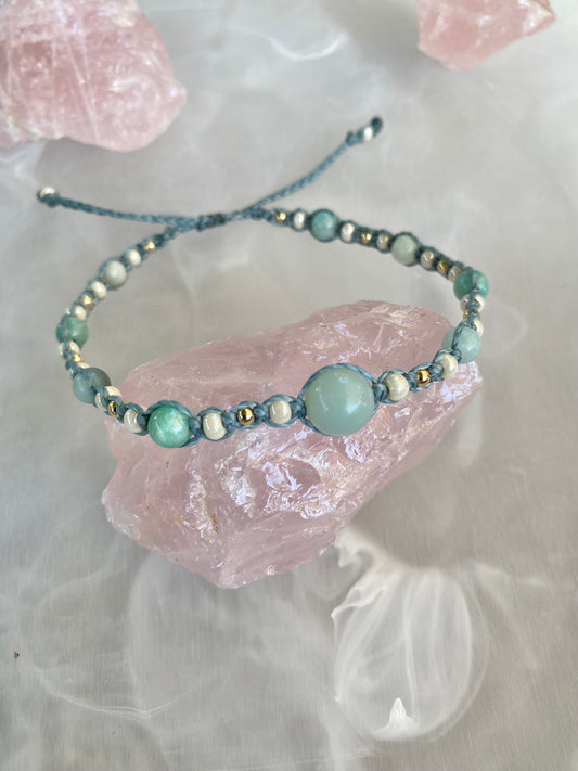 Amazonite Gemstone Anklet