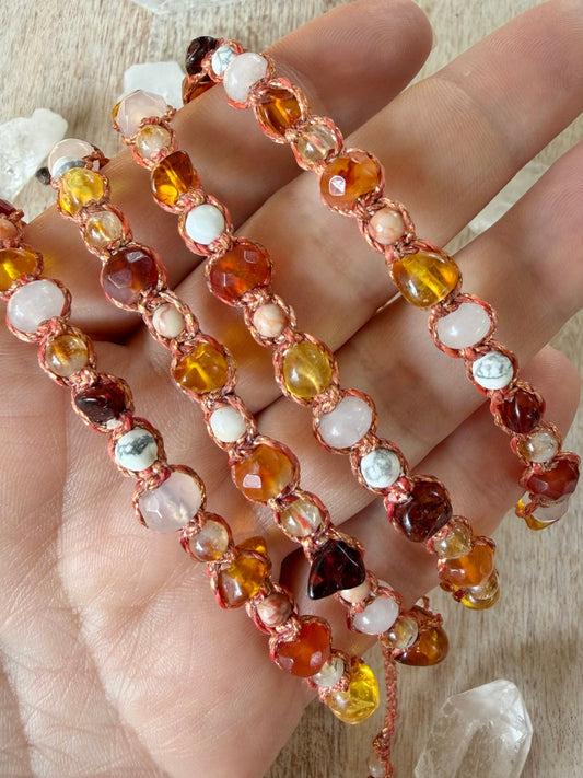 Sunset Ember Anklet