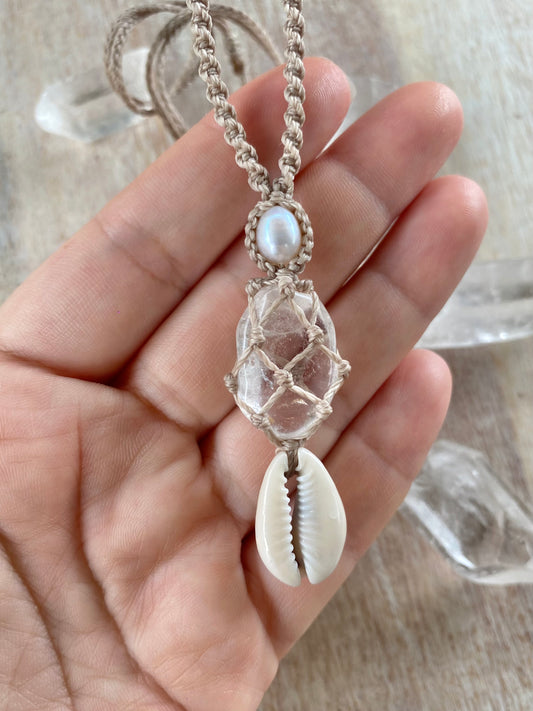 Nerida Necklace (Clear Quartz)