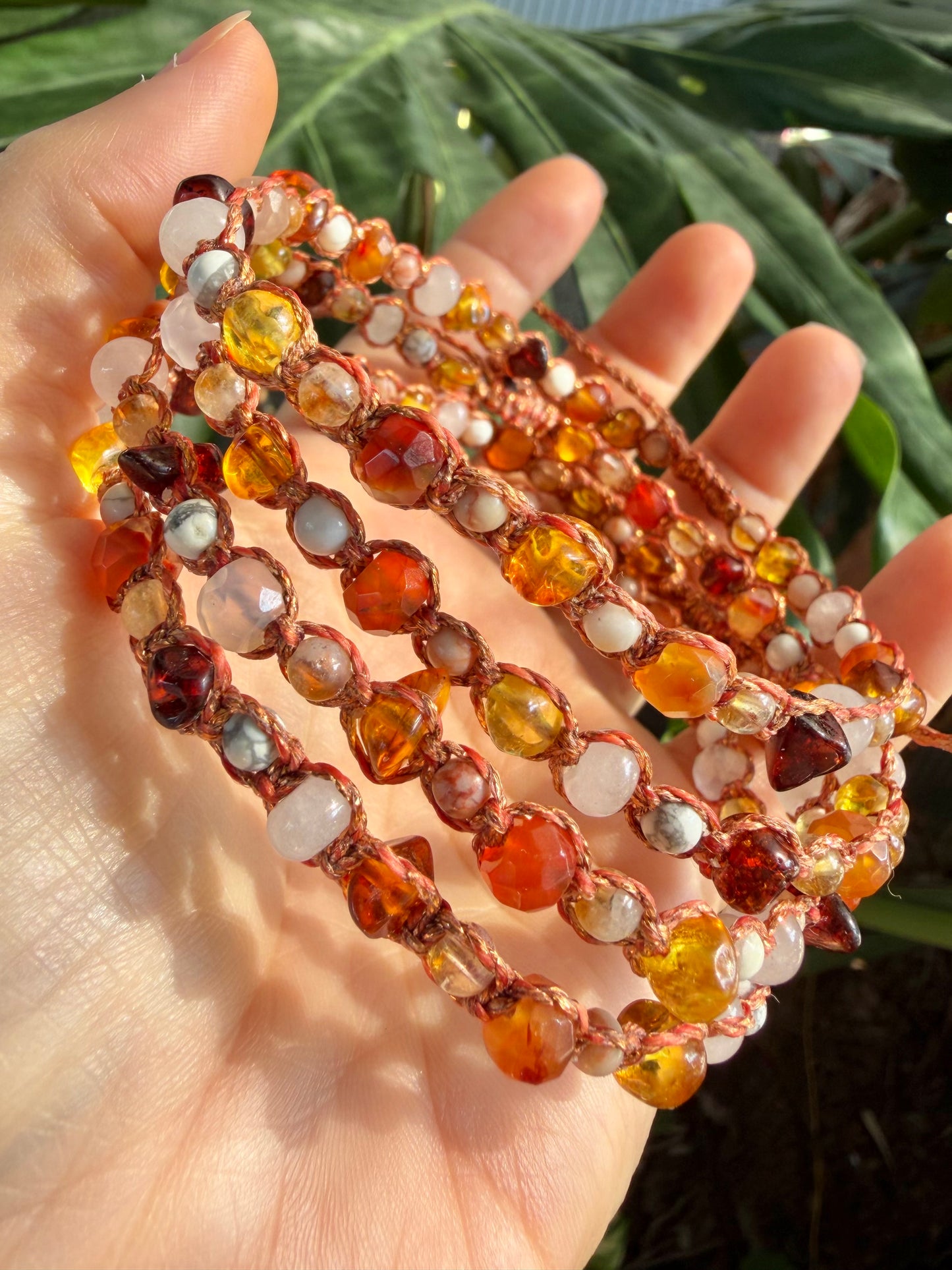 Sunset Ember Anklet
