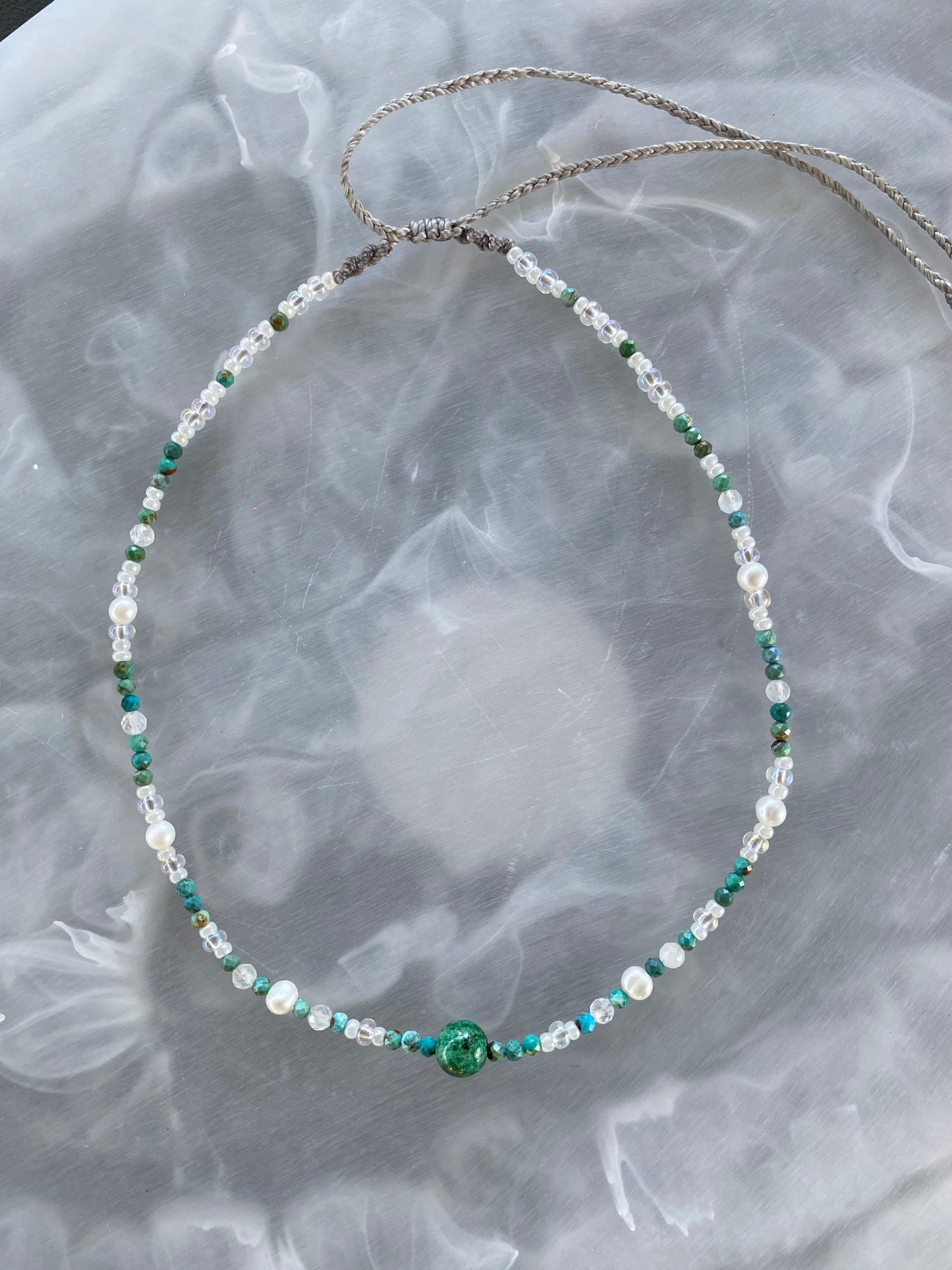 Azurite and Turquoise Choker (Variation 2)